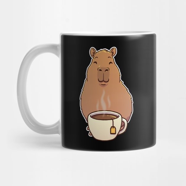 Capybara Tea Cup by capydays